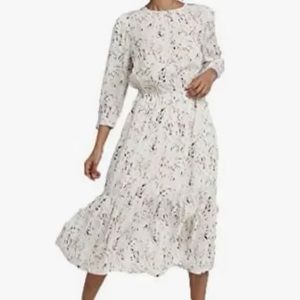 White Midi Tiered Dress